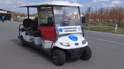 На КПВВ "Станиця Луганська" від початку року електрокари перевезли вже 12 тисяч людей