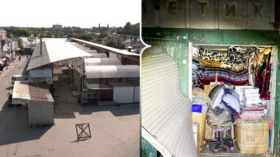Горіли контейнери на ринку Дикого у Рівному