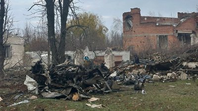 Наслідки атаки безпілотників на підприємство у Лозовій