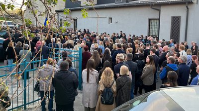 Панахида за загиблими в Домі печалі Панахида за загиблими в Домі печалі