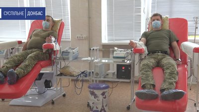 Військові у Сєвєродонецьку стали донорами крові Військові у Сєвєродонецьку стали донорами крові