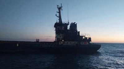 Атака РФ на Одещину 29 травня 2026 року, пошкоджене судно, Чорне море