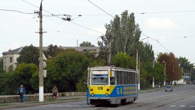 Трамвай в Луганську