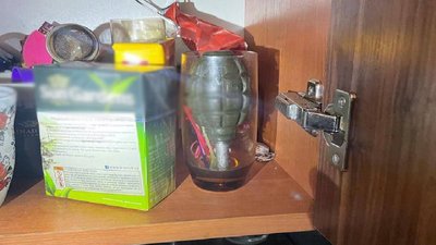 Знайдена піротехніками граната Знайдена піротехніками граната