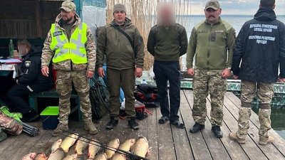 Незаконний вилив риби, нацпарк на Одещині