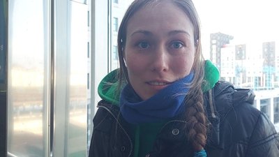 "Наші собаки тримають нас у тонусі". Короткі історії з вокзалу під час евакуації "Наші собаки тримають нас у тонусі". Короткі історії з вокзалу під час евакуації