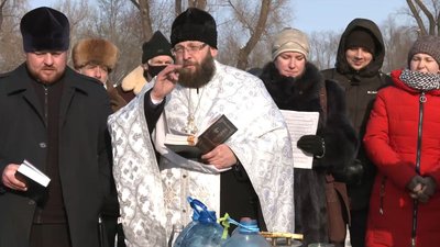 Як у Чернігові відзначили Водохреща Як у Чернігові відзначили Водохреща