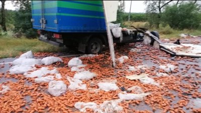 Водії двох вантажівок загинули внаслідок ДТП у Березанському районі Водії двох вантажівок загинули внаслідок ДТП у Березанському районі