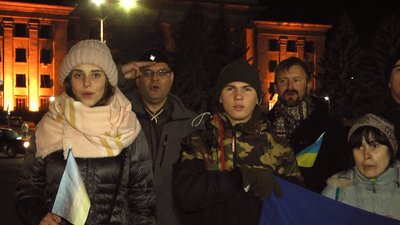 Житомир долучився до акції "Вільні творять майбутнє": студенти з 17 міст України разом співали гімн Житомир долучився до акції "Вільні творять майбутнє": студенти з 17 міст України разом співали гімн