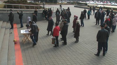 У Запоріжжі мітингували проти "тарифного геноциду" У Запоріжжі мітингували проти "тарифного геноциду"