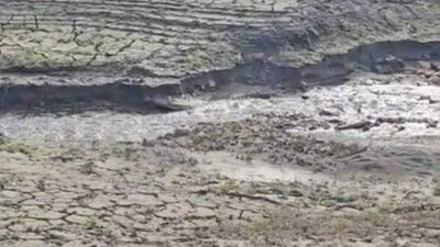 Ізобільненське водосховище пересохло