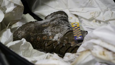 Процес ідентифікації загиблого російського військового на Харківщині Процес ідентифікації загиблого російського військового на Харківщині