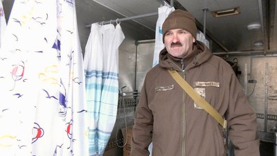 Волонтер з Тернополя Володимир Мосейко