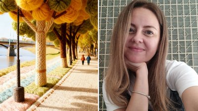 як ШІ-кріейторка Марія Шиб створила "текстильне місто"