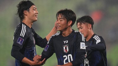 Збірна Японії U20 з футболу після перемоги на ЧС-2025