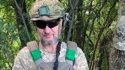Боєць Олексій Кайда на фронті Боєць Олексій Кайда на фронті
