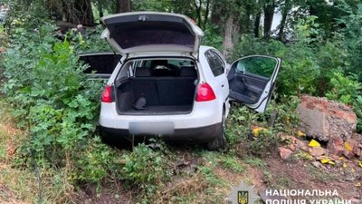 Фото з місця аварія, яка трапилася 18 серпня