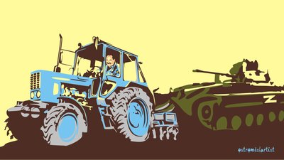 «Моя зброя – це мистецтво»: художник із Полтавщини створює патріотичні малюнки «Моя зброя – це мистецтво»: художник із Полтавщини створює патріотичні малюнки