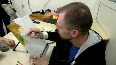 "Мистецтво Нескорених": на Рівненщині готують виставку картин військових, які проходять реабілітацію "Мистецтво Нескорених": на Рівненщині готують виставку картин військових, які проходять реабілітацію