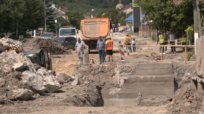 Ремонт дороги у Теребовлі, ремонт моста, ремонтують міст, дорога міжнародного значення