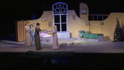 Сумський театр ім. Щепкіна представив новорічну виставу для дітей "Пітер Пен" Сумський театр ім. Щепкіна представив новорічну виставу для дітей "Пітер Пен"