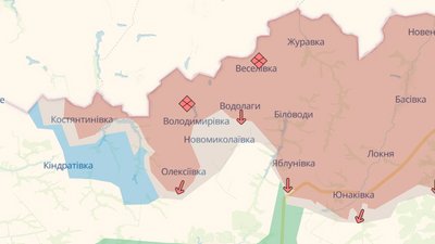 Мапа DeepState станом на 13 вересня, 2025 рік