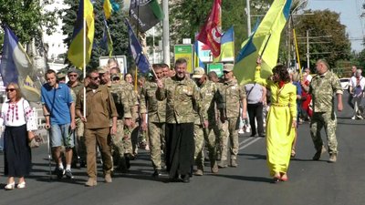 У Херсоні в День Незалежності відбувся Марш захисників України