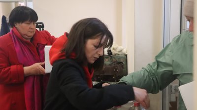 В селах Охтирщини видають гуманітарну допомогу від Червоного Хреста В селах Охтирщини видають гуманітарну допомогу від Червоного Хреста