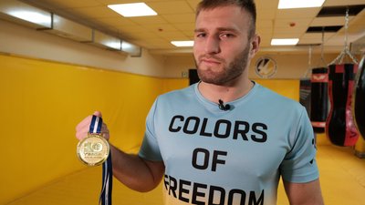Боєць ММА з Харкова, який тренувався у зруйнованому Росією спортзалі, переміг на Чемпіонаті Європи