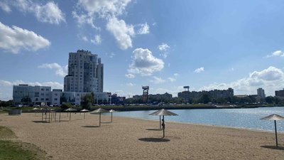 Міський пляж у Хмельницькому
