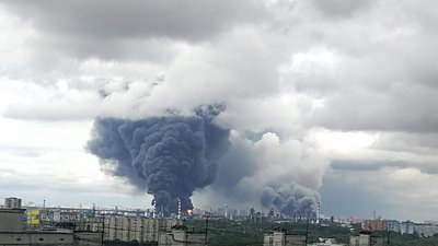 Пожежа на Московському НПЗ