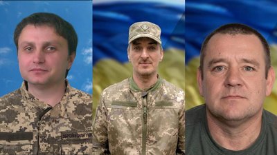 Полеглі військові з Буковини Олександр Прокопець, Василь Урсулян та Володимир Веклич