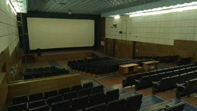 "Блакитний зал" колишнього кінотеатру Щорса. "Блакитний зал" колишнього кінотеатру Щорса.
