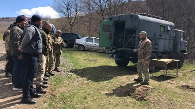 Військові навчання відбулися в селі Оріховиця на Ужгородщині