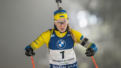 Українська біатлоністка Христина Дмитренко