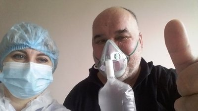Ушпиталений із COVID-19 військовий капелан із Прикарпаття закуповує ліки для пацієнтів