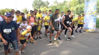 У Запоріжжі долучилися до Всеукраїнського забігу «Шаную воїнів, біжу за Героїв України»