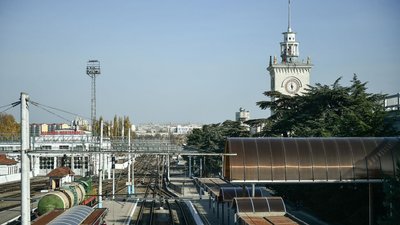 Залізничний вокзал у Сімферополі
