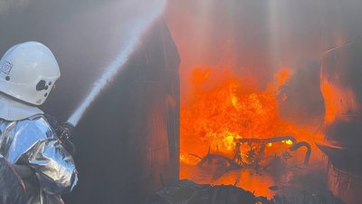 На одному з підприємств Миколаєва сталася пожежа