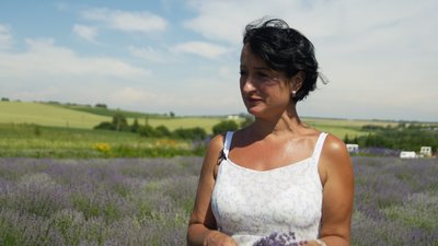 На Тернопільщині розквітло лавандове поле