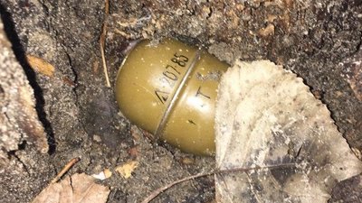 Граната у пні: у центрі Харкова двірник знайшов боєприпас Граната у пні: у центрі Харкова двірник знайшов боєприпас