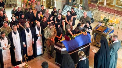 Похорон військового Віталія Клименка в Мукачеві Похорон військового Віталія Клименка в Мукачеві