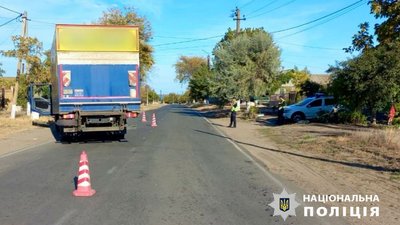 На Одещині вантажівка наїхала на дитину