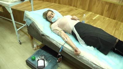 На Житомирщині працівники обласного центру крові провели виїзну заготівлю крові На Житомирщині працівники обласного центру крові провели виїзну заготівлю крові