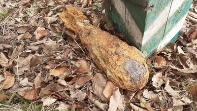 На Ужгородщині чоловік знайшов міну часів Другої світової війни