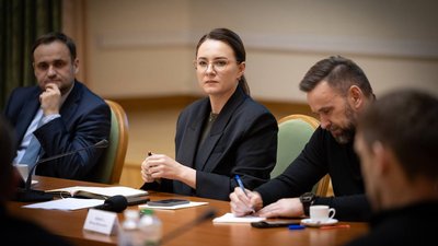 Премʼєр-міністерка України Юлія Свириденко