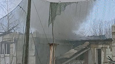 Будинок у Куп'янському районі, який зазнав пошкоджень внаслідок російської атаки