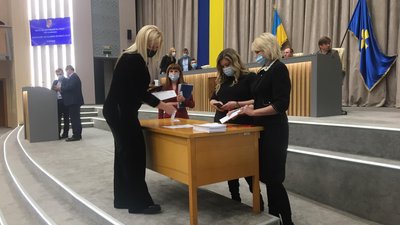Голосування за голову обласної ради Голосування за голову обласної ради