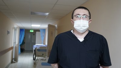 Валентин, начальник клініки. Квітень 2023 року. Фото: Олександра Новосел/Суспільне Харків Валентин, начальник клініки. Квітень 2023 року. Фото: Олександра Новосел/Суспільне Харків