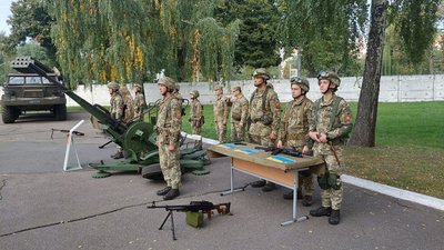 У Сумах зустрічали військових, які повернулися з ООС